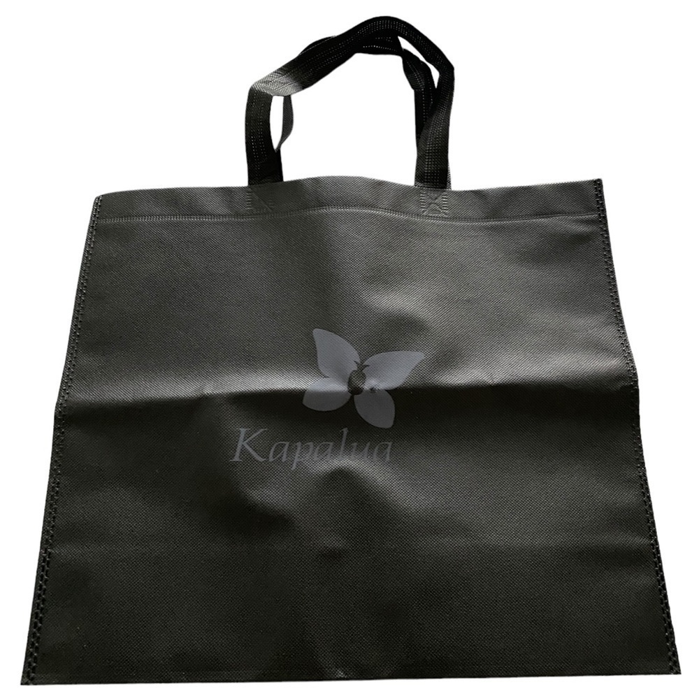 NEW KAPALUA Maui Black & Gray Tote Bag 15 x 13 x 6